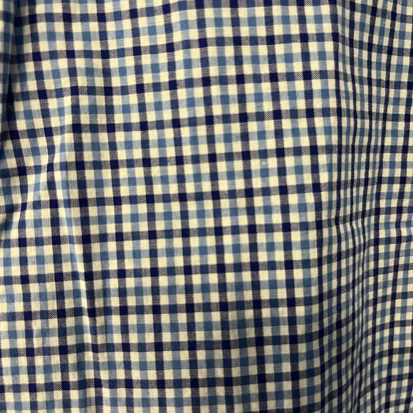Ralph Lauren Boys Navy Checkered Button-Down Shirt - Picture 2 of 3